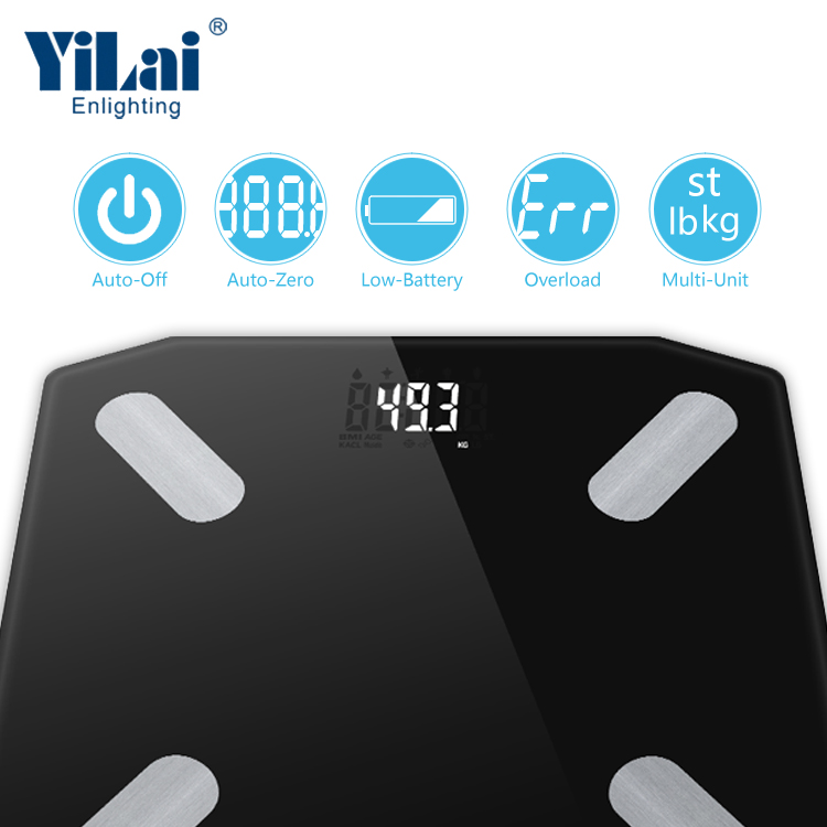 180Kg 396Lb Electronic Smart Digital Measuring Bathroom Buletooth Body Composition scale - Image 3