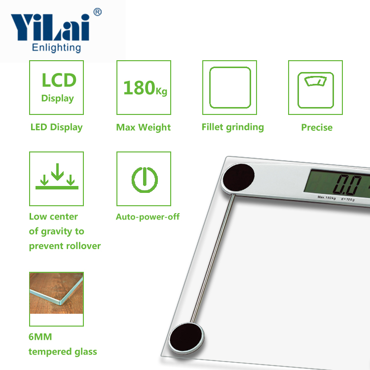 180kg transperant tap on body weighing scale - Image 2
