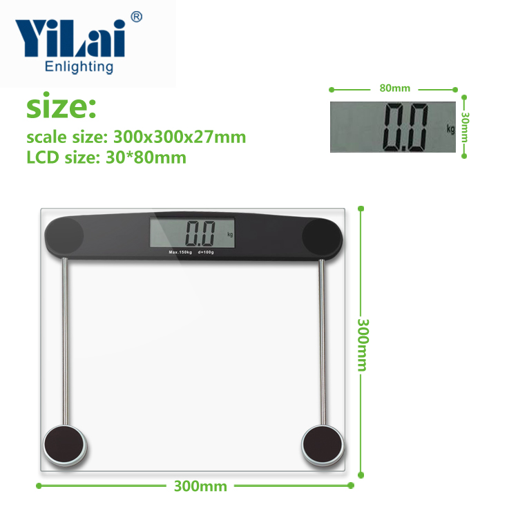 180kg transperant tap on body weighing scale - Image 3