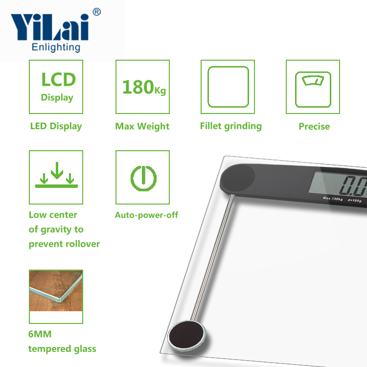 180kg transperant tap on body weighing scale - Image 2