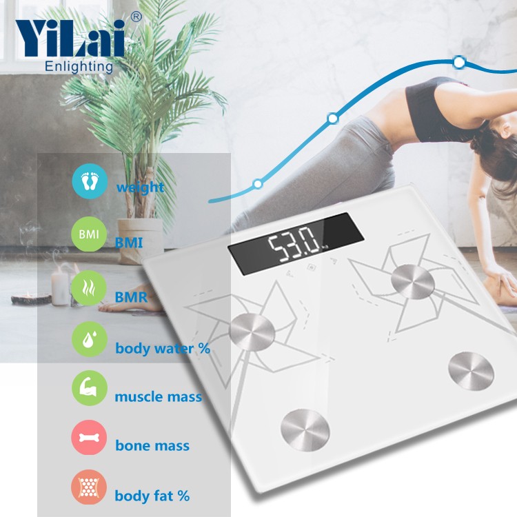 180kg/396lb/28st Big Display Body Fat Scale - Image 2