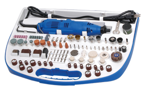 188-Piece Rotary Tool Accessory Set with Variable Speed Rotary Tool