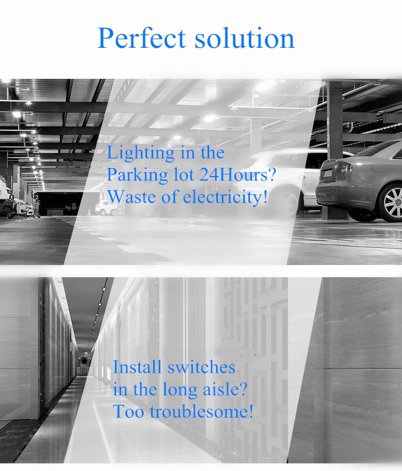 Microwave Motion Sensor LED Linear Light