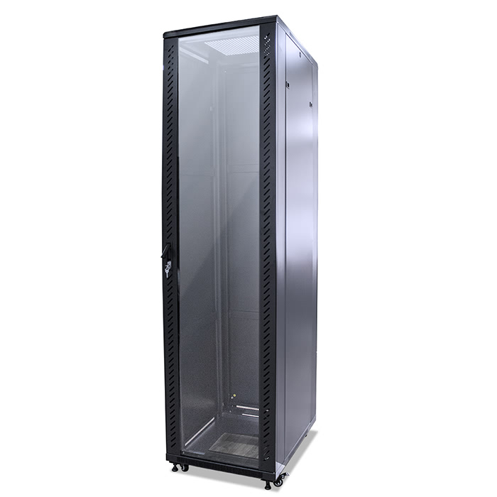 19-Inch Vented Server Enclosure with Glass Door