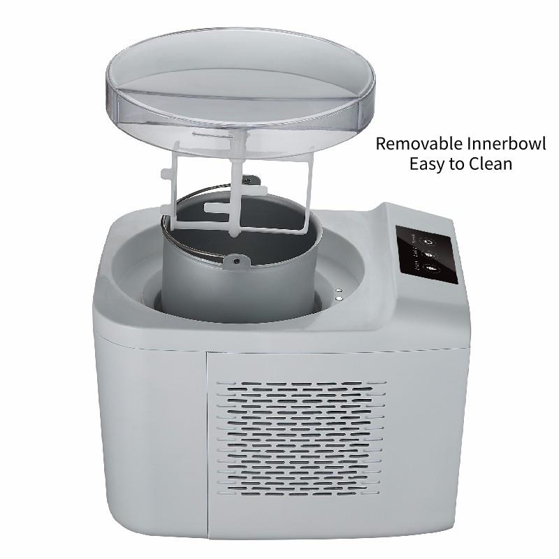 1L Thermoelectric Ice Cream Maker with Removable Bowl