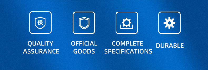 Quality and durability assurance icons