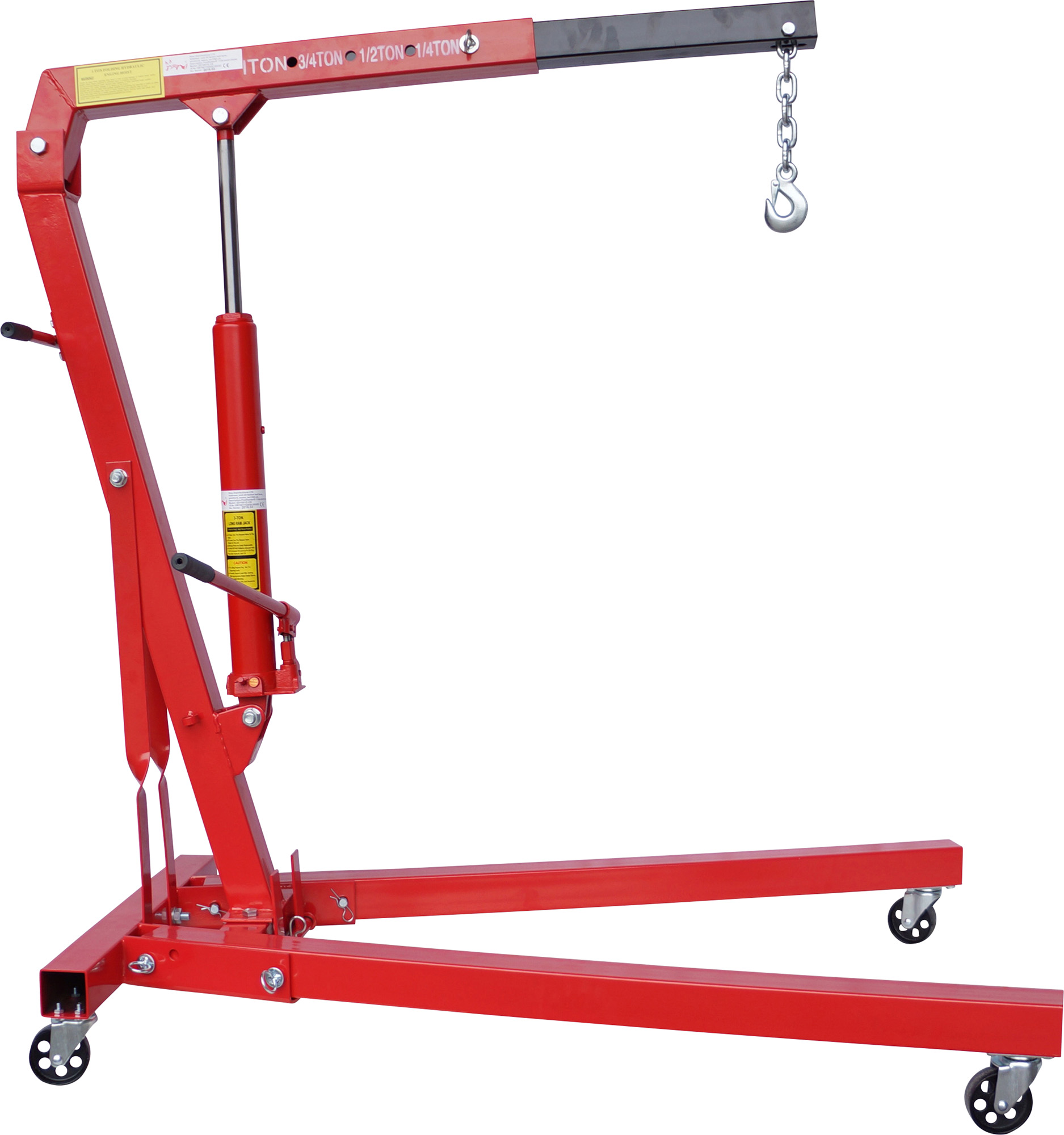 1T Foldable Hydraulic Engine Crane - Image 2