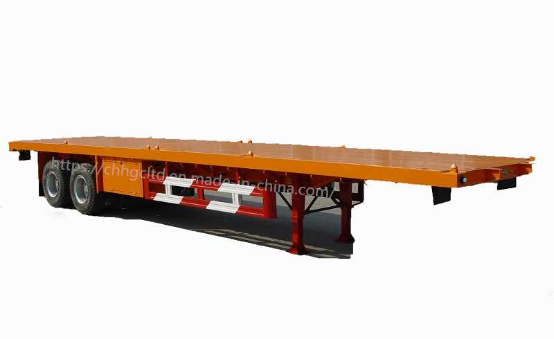 2 axle 40ft flatbed container semi trailer - Image 3