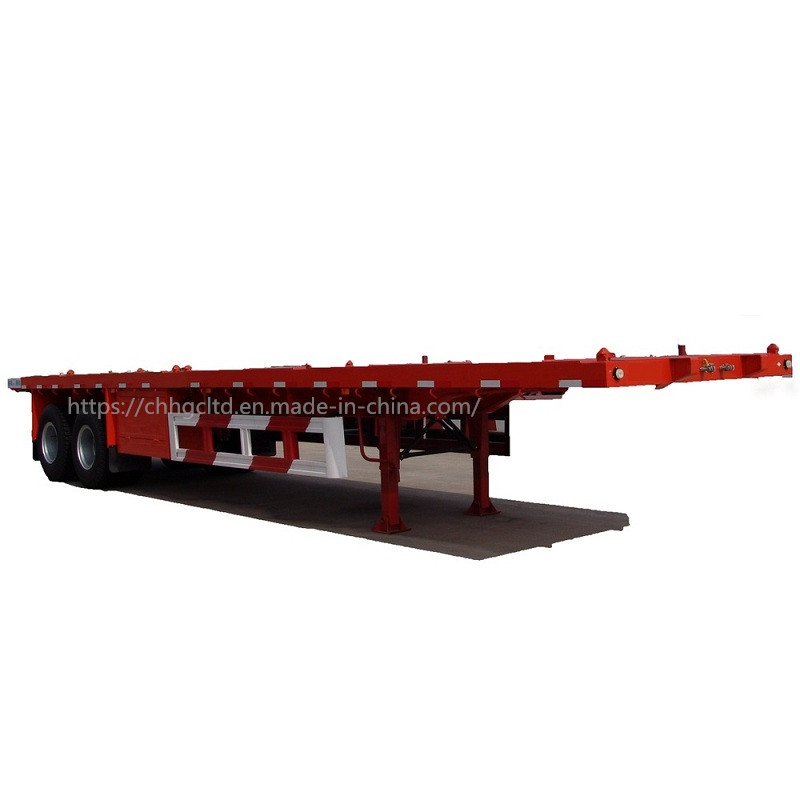 2 axle 40ft flatbed container semi trailer - Image 2