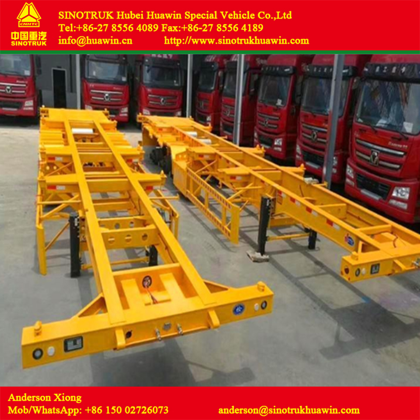 40-Foot Container Skeleton Semi-Trailer
