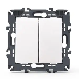 2 Gang 2 Way Light Switch Modular Design