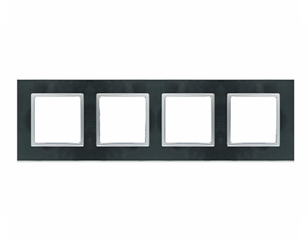2 Gang Glass Blck Cover - Image 2