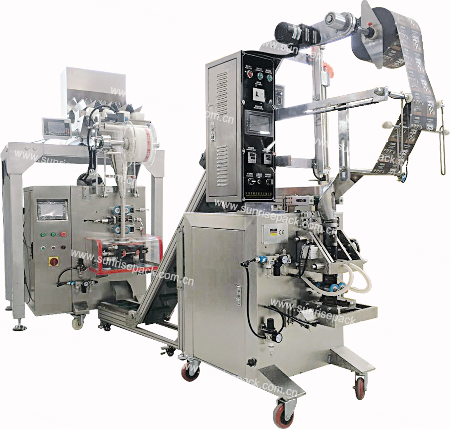2 In 1 Automatic Pyramid shaped Tea Bag Packing Machine - Image 3