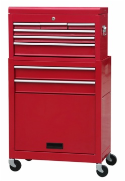 2-in-1 Rolling Tool Chest and Cabinet Combo
