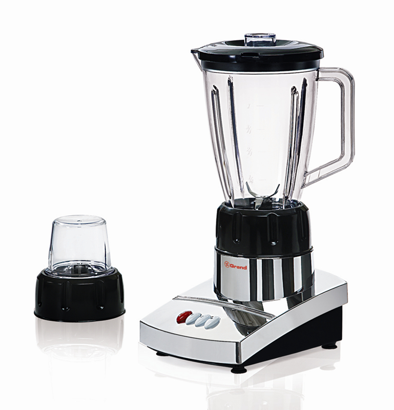 2-in-1 Blender with Electroplated Housing and Mill Attachment