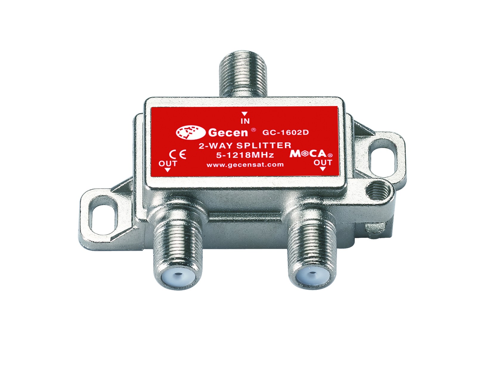 Two-Way RF Coaxial Cable Splitter