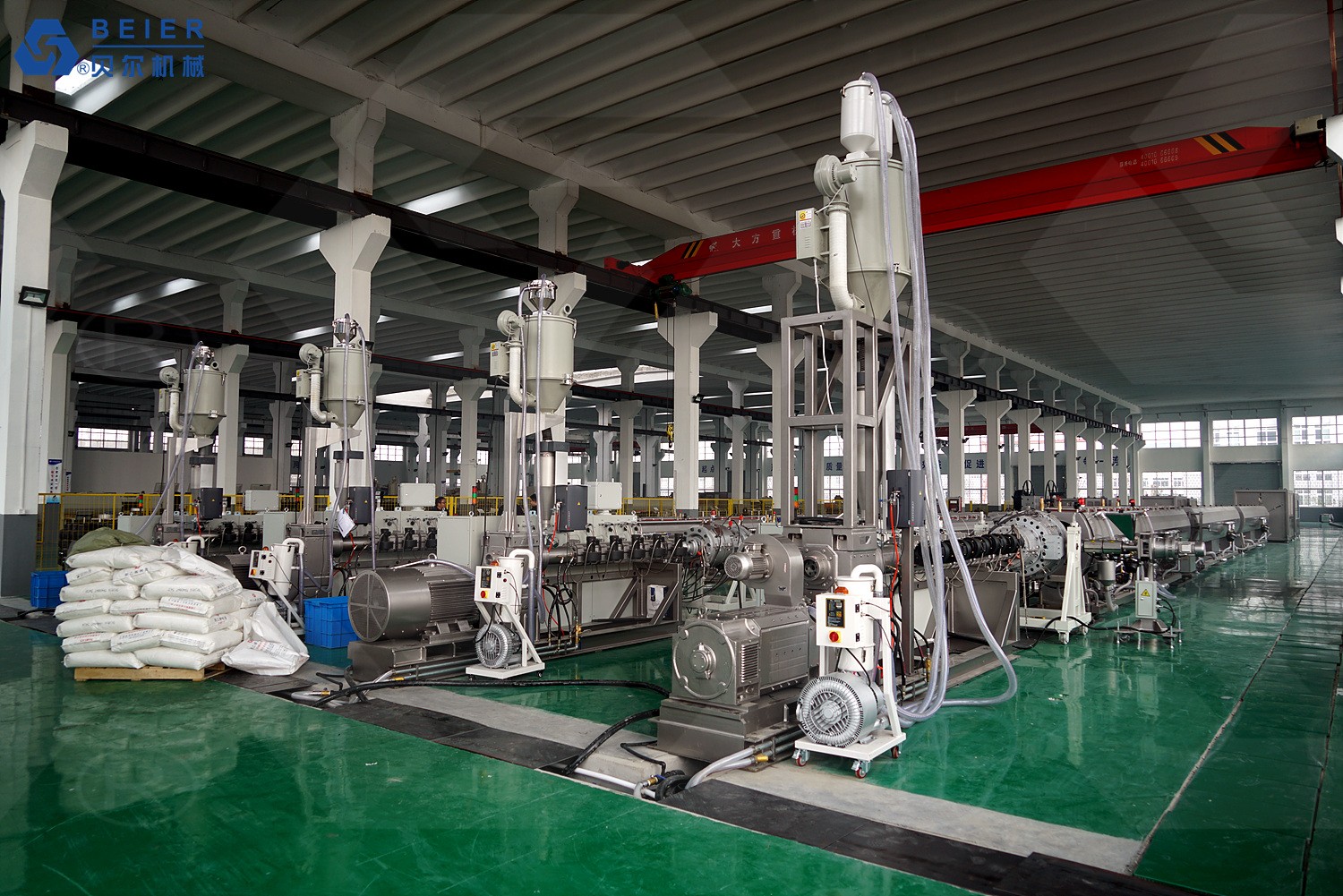 20-63mm HDPE/PE/PP/PP-R dual pipe extrusion line - Image 3