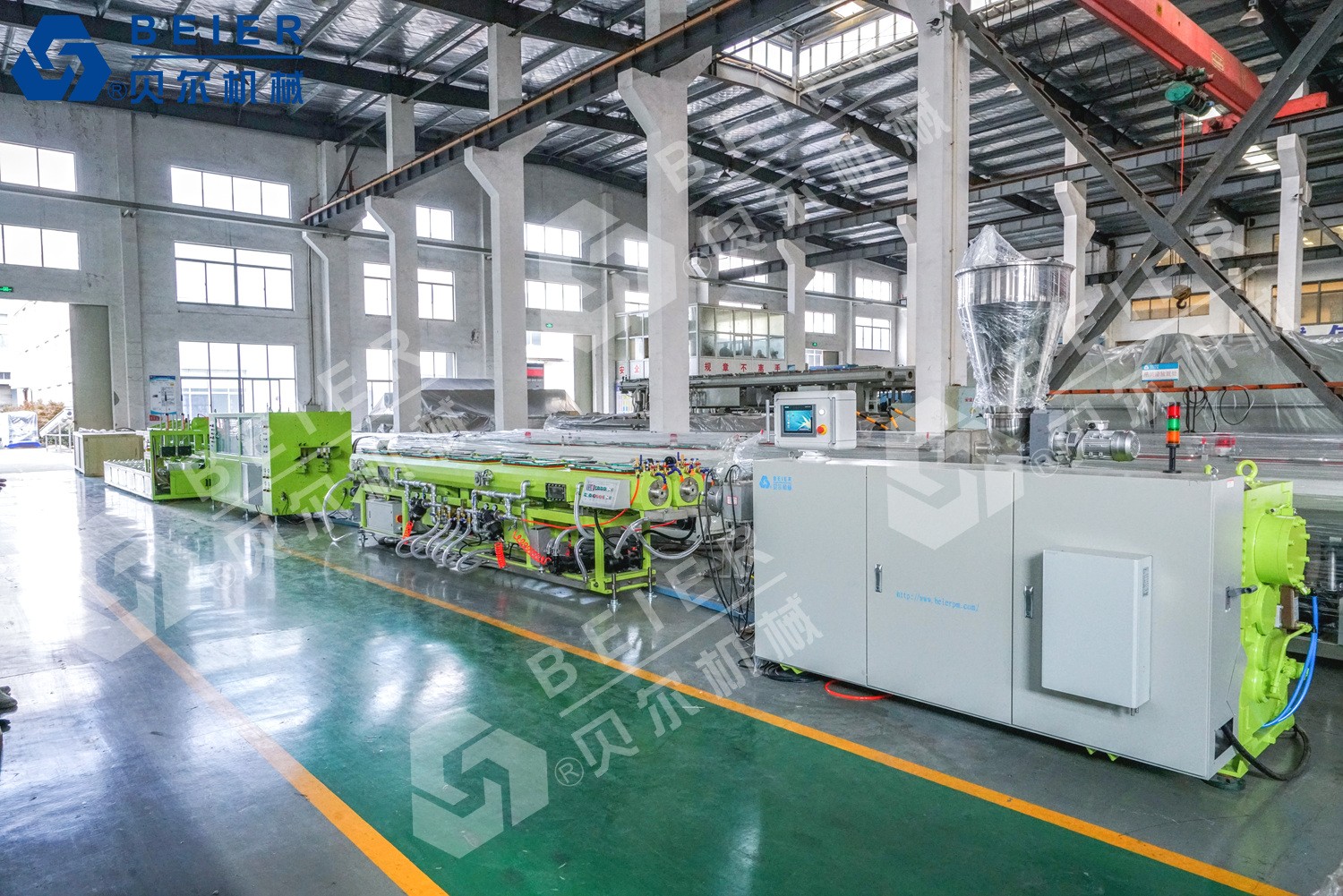 20-63mm PVC dual pipe extrusion line - Image 3