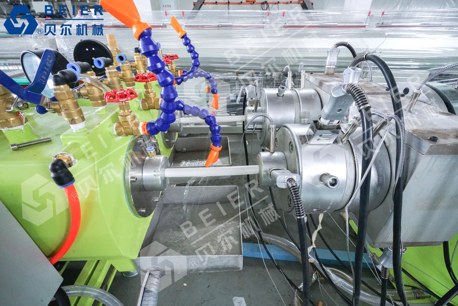 20-63mm PVC dual pipe extrusion line - Image 2