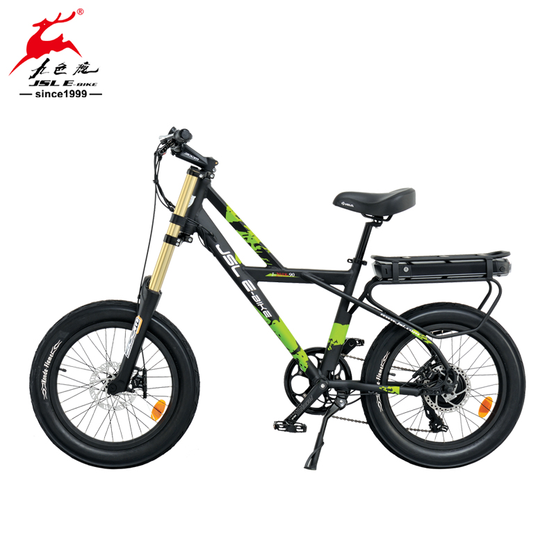 20" Al Alloy Rear Motor Beach Tires Electric Bicycle - Image 2