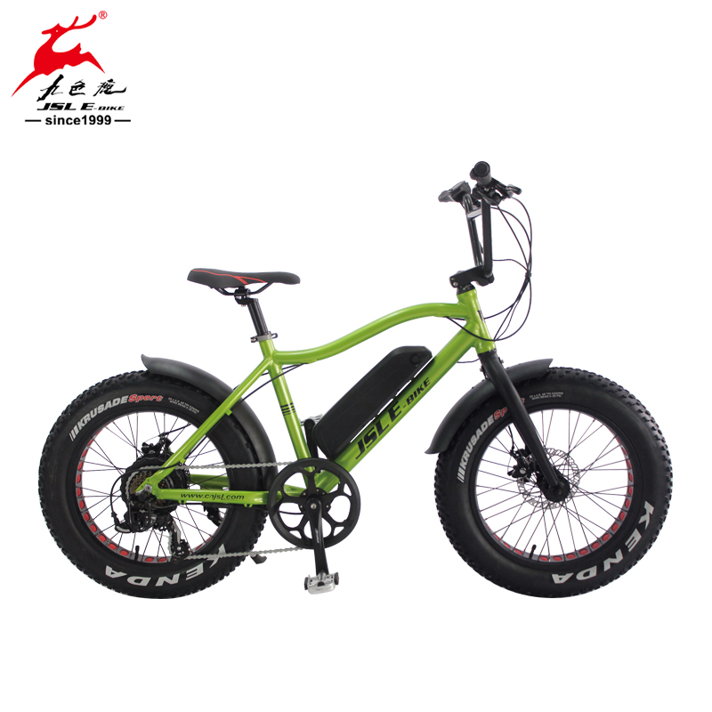 20" Al Alloy Rear Motor Fat Tires Snow Electric Bicycle - Image 3