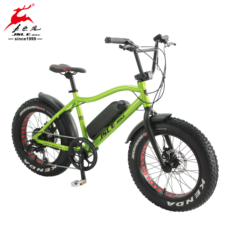 20" Al Alloy Rear Motor Fat Tires Snow Electric Bicycle - Image 2
