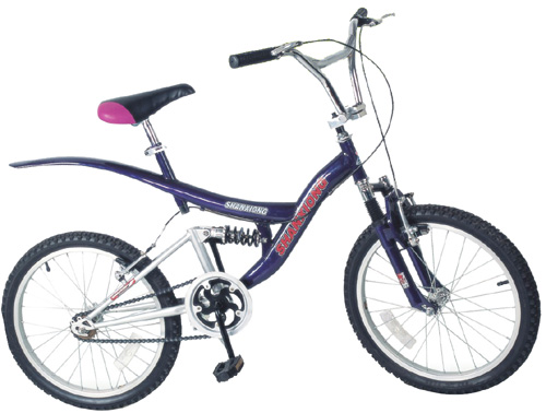 20-Inch Children's Mountain Bicycle with Full Suspension