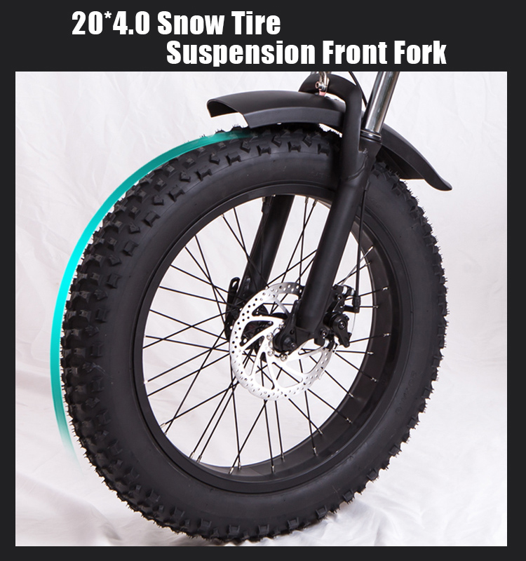Front suspension and fat tire