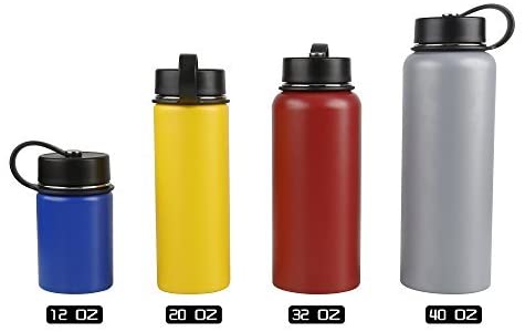 20 oz Double Wall Vacuum Insulated Stainless Steel Water Bottle Cyber Yellow - Image 2