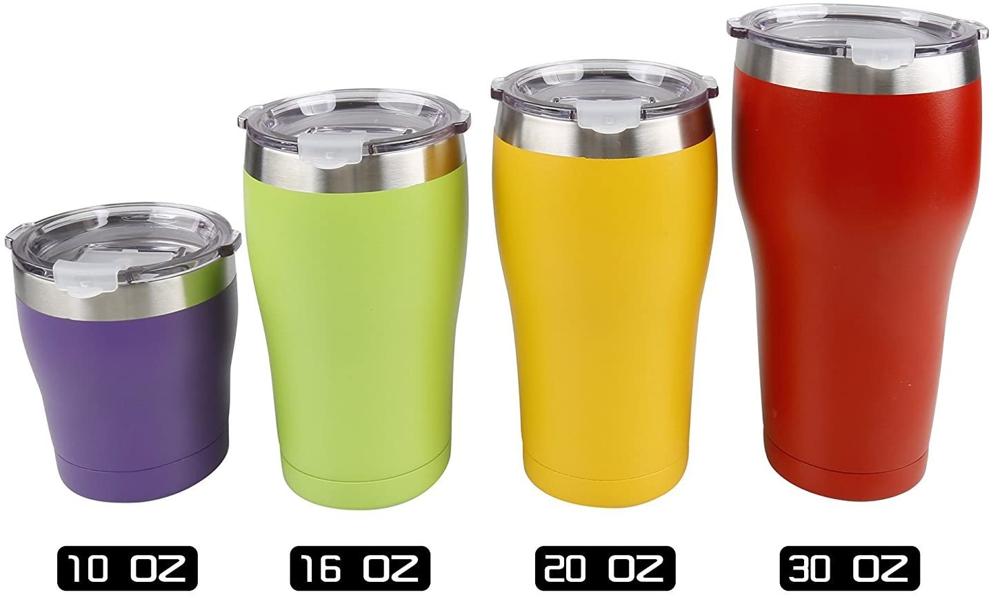 20 oz Tumbler Stainless Steel Vacuum Insulated Double Wall With Lid - Image 2