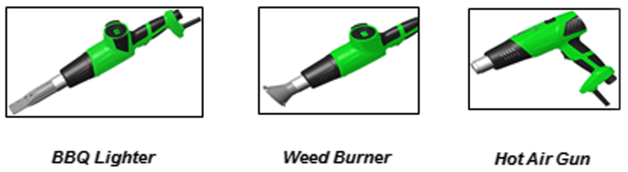 2000W 3-in-1 Multifunction Weed Burner