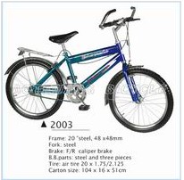 20-Inch Steel Frame Caliper Brake Bicycle