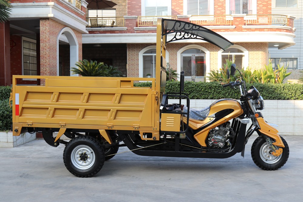 200cc Gasoline Cargo Tricycle with 2-Ton Capacity