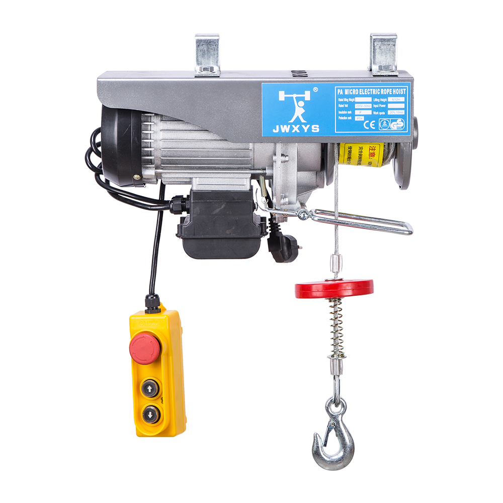 200kg-1200kg mini wire rope electric hoist with 3M lifting height - Image 2