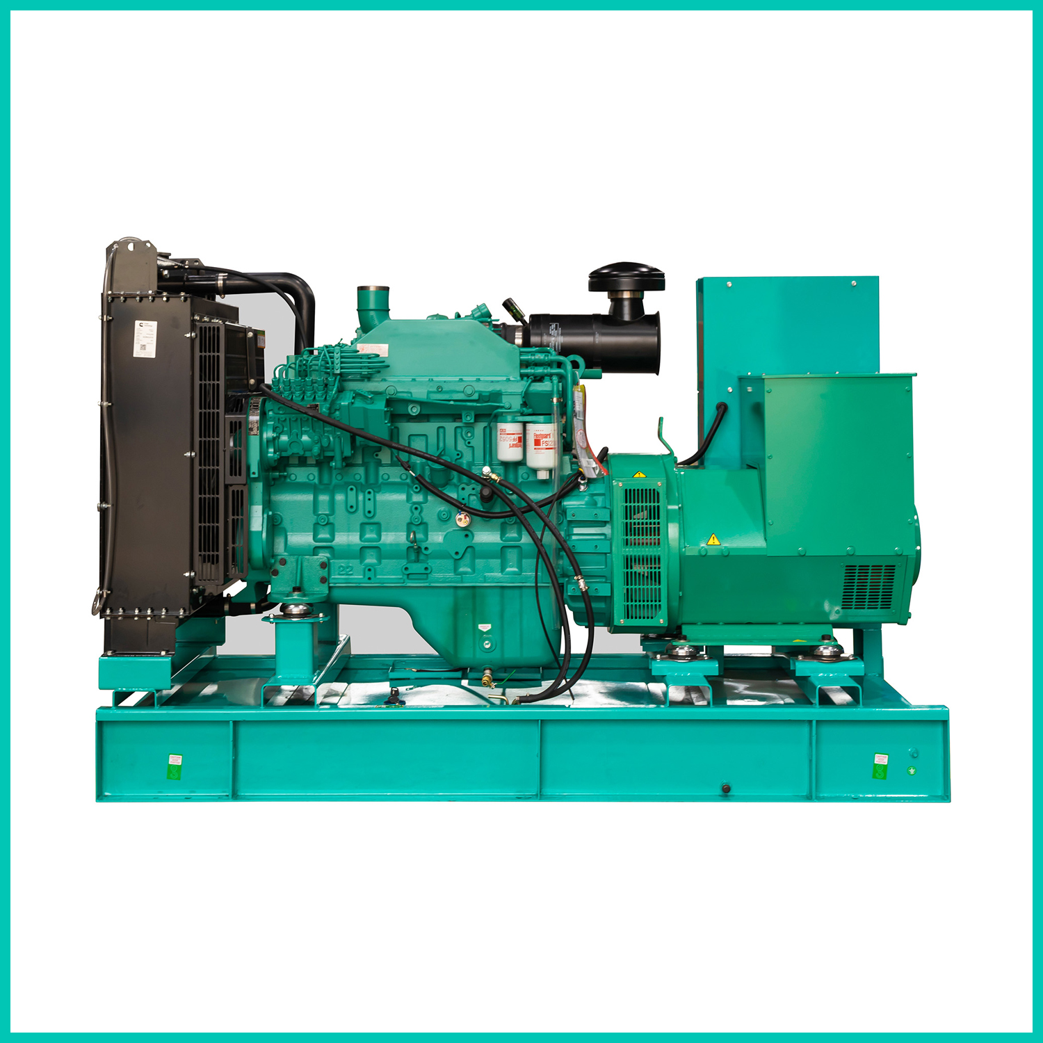 200kVA/160kW OPEN type Diesel Generator - Image 2