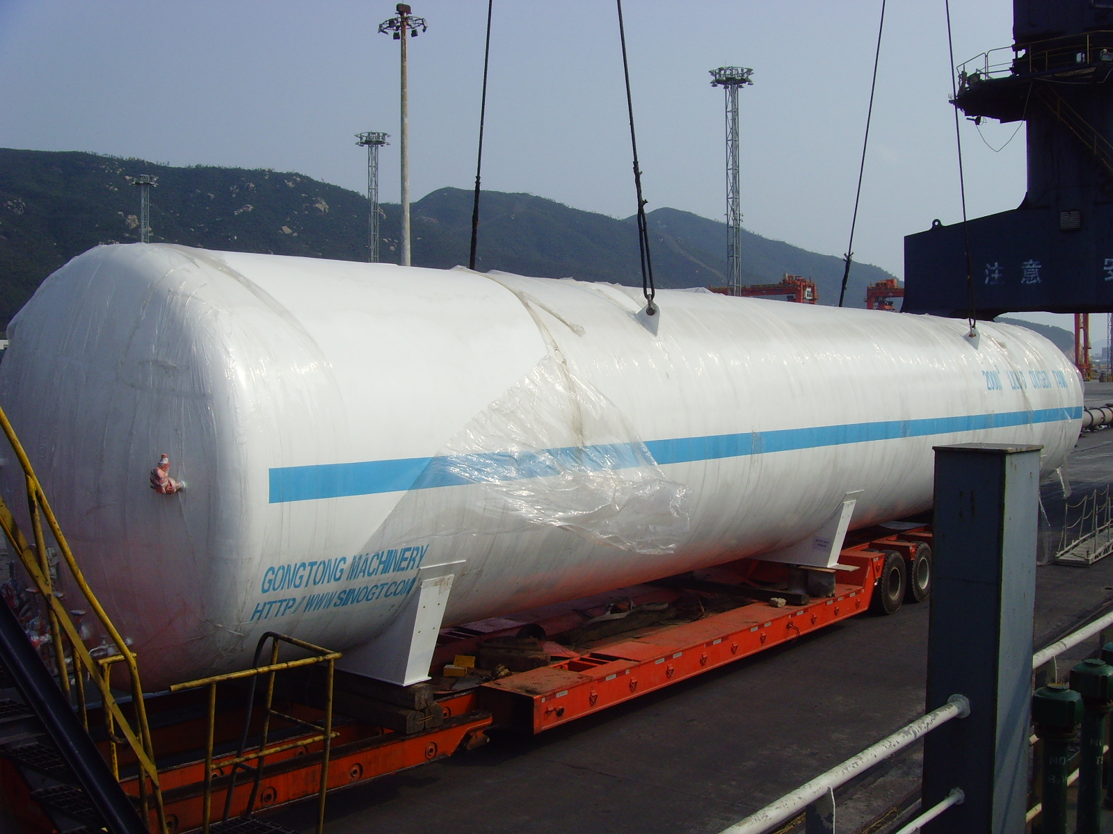 200m3 Horizontal Chemical Storage Tank