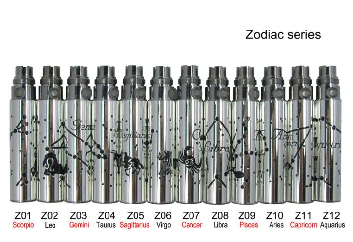 Ego-Z Zodiac Electronic Cigarette Battery 650mAh