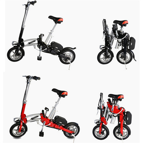 Side view of the electric bicycle showing the battery and motor integration