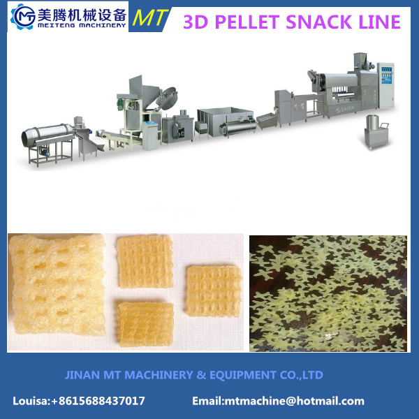 2017 Automatic Crispy chip pelleting snack production equipment - Image 3