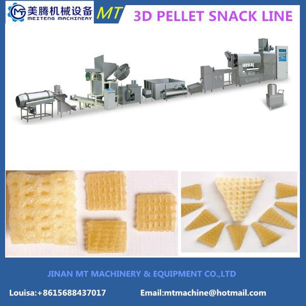2017 Automatic Crispy chip pelleting snack production equipment - Image 2