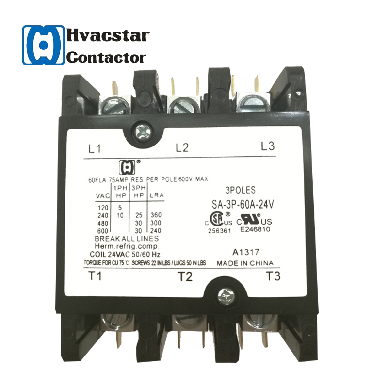 3-Pole Electronic AC Contactor for HVAC