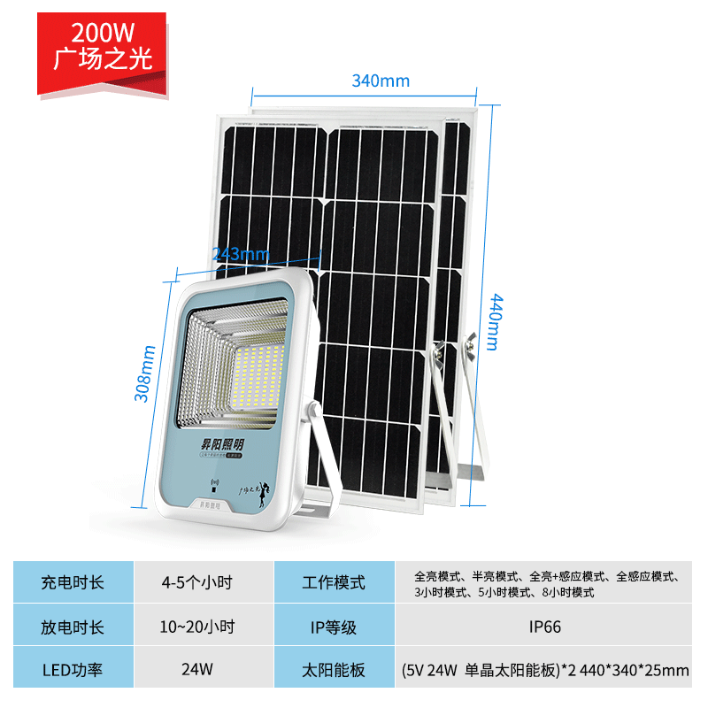 2020 high quality solar light Square light - Image 3