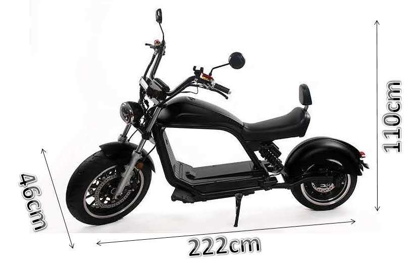 2020 Hot Bike Lithium Battery Good Quality Popular Adult Electric Chopper Scooters - Image 3