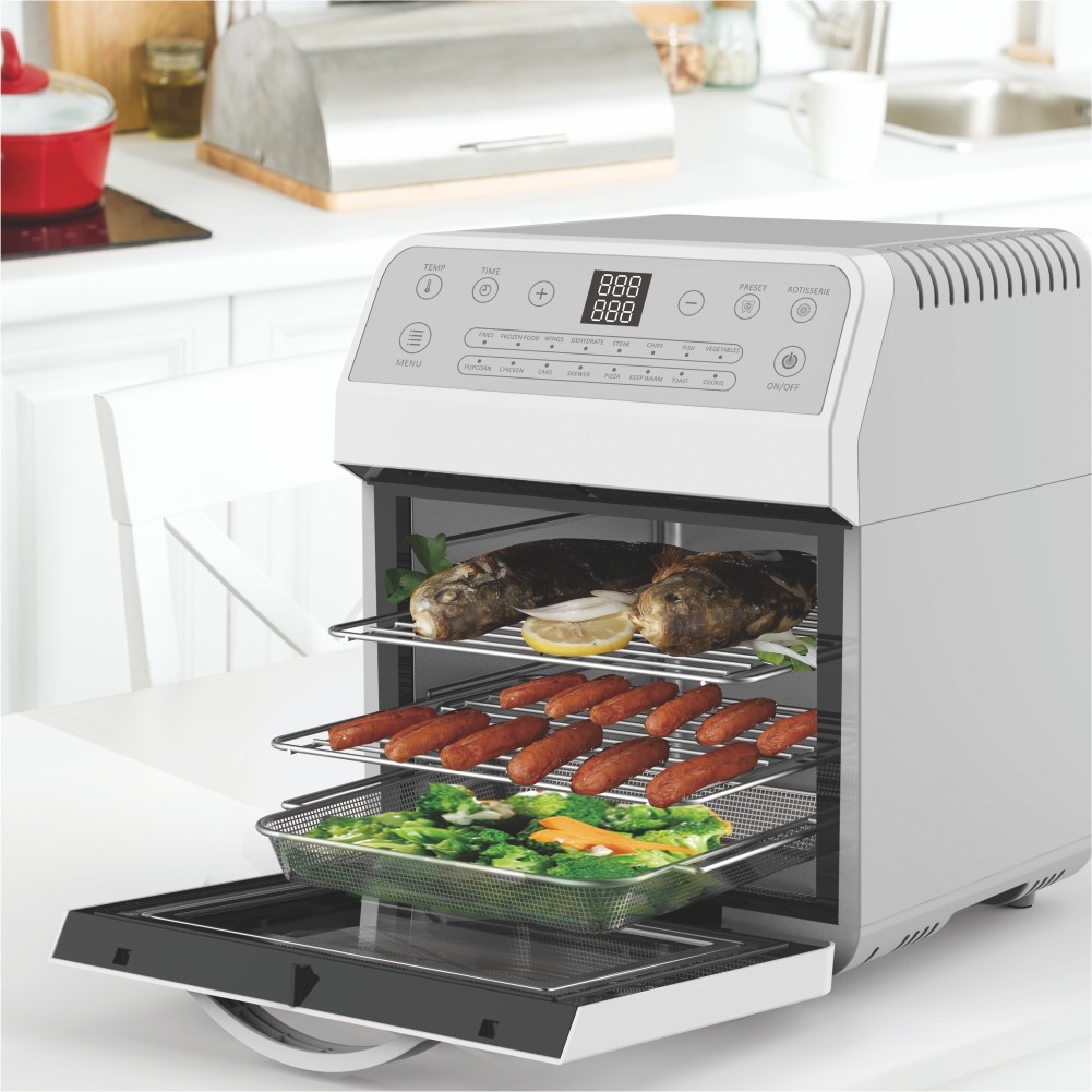 12L 1600W Air Fryer with Digital Touch Screen