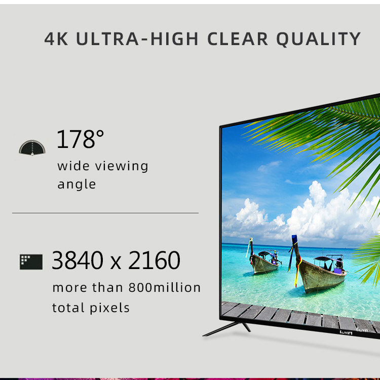 4K Ultra HD resolution and 178 degree wide viewing angle illustration