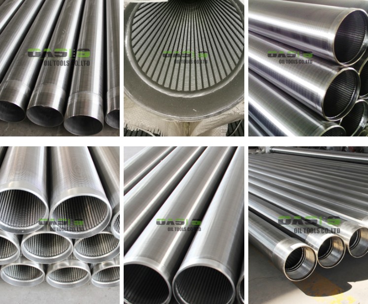 Stainless steel well screens ready for application