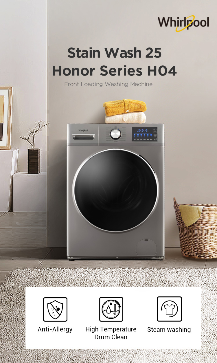 Front Loading Washing Machine Interface