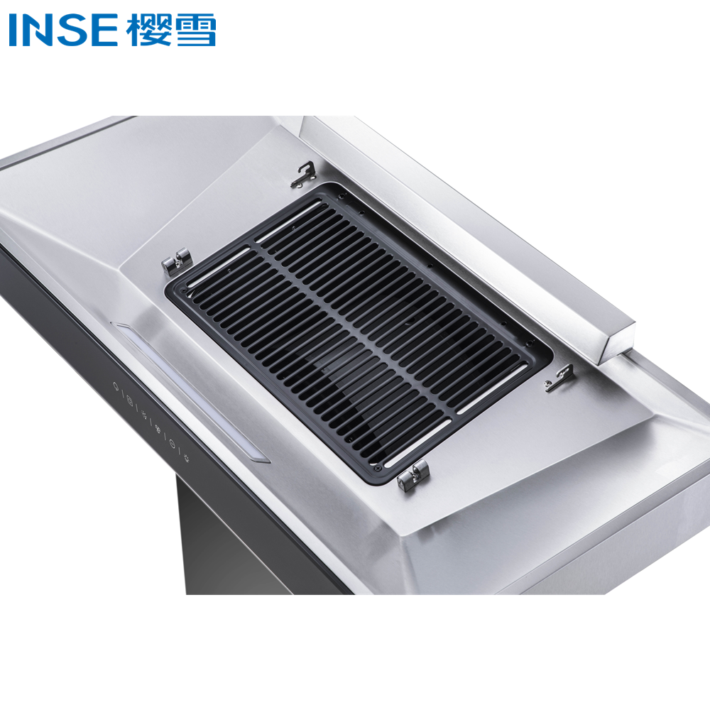 Wall-Mounted Kitchen Range Hood with Steam Wash