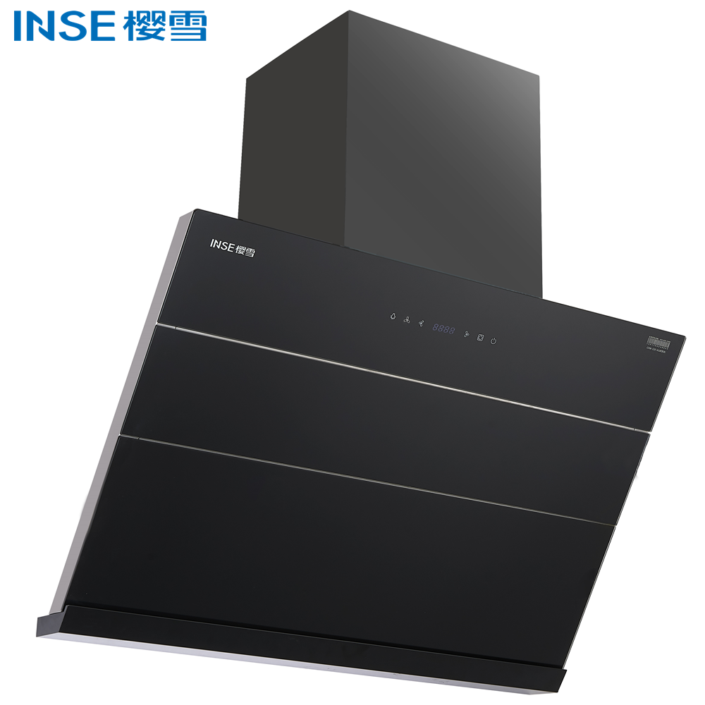 Stainless Steel Cooker Hood with Dual Fan Control