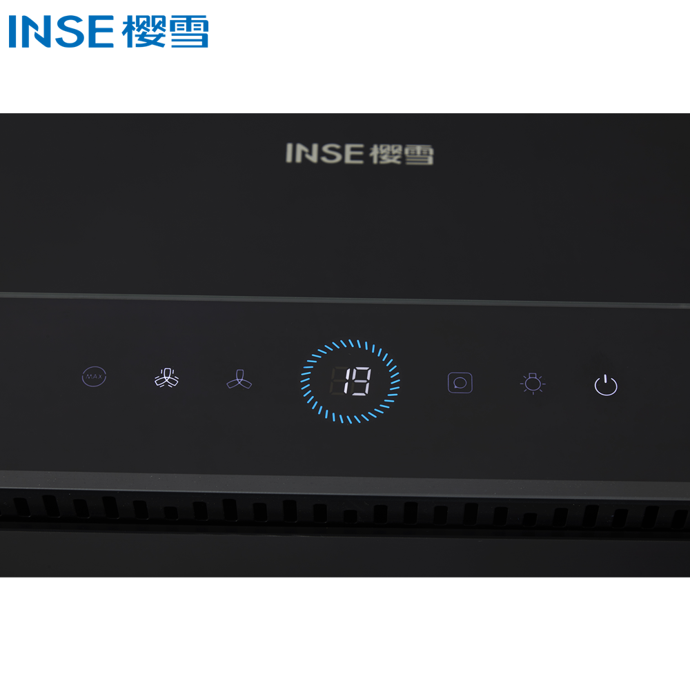 Chimney Style Kitchen Range Hood with Touch Controls